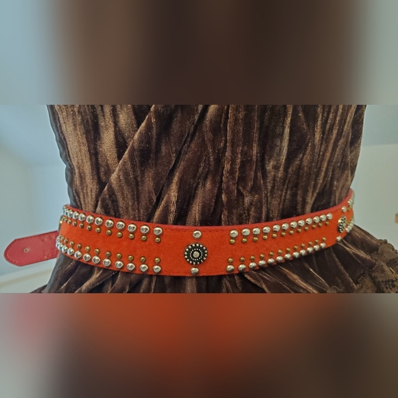 Jana Boho Genuine Leather Studded Belt - Picture 3 of 7